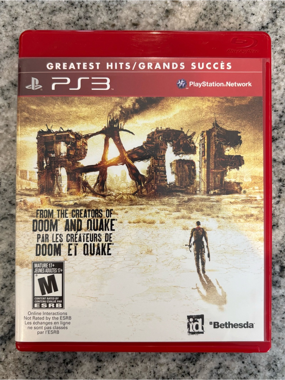 Rage Greatest Hits (Sony PlayStation 3, PS3, 2011) CIB Complete Tested Works